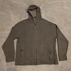 Polo Ralph Lauren Men's Full Zip Hoodie Jacket Sz 2XL Brown Modal Extra Soft